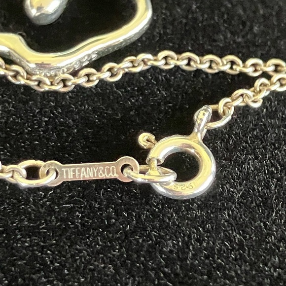 🩵 TIFFANY 🩵 and Co Elsa Peretti Apple pendant on Tiffany SS 16” chain - Picture 7 of 11